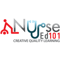Nurse Ed 101 Logo in brand colors